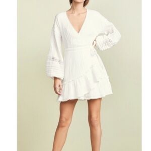Suboo Willow White Wrap Dress Size 8US